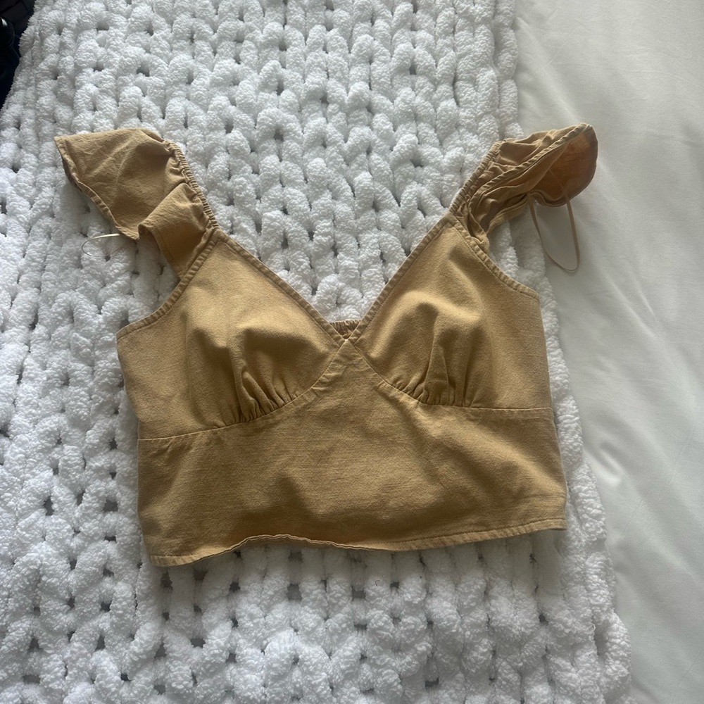 Elegant Tan Women's Top